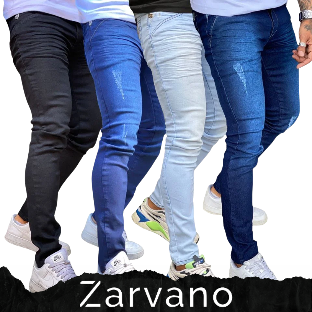 Compre 3 Leve 4 Calça Jeans Masculina Skinny com Lycra (02050911)