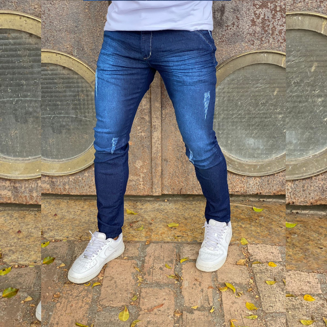 Compre 1 Leve 2 Calça Jeans Masculina Skinny com Lycra (0911)