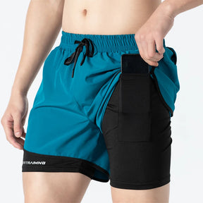 Short Masculino Esportivo 2 em 1 Zarvano