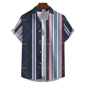 Camisa Masculina Havai Listrada Zarvano