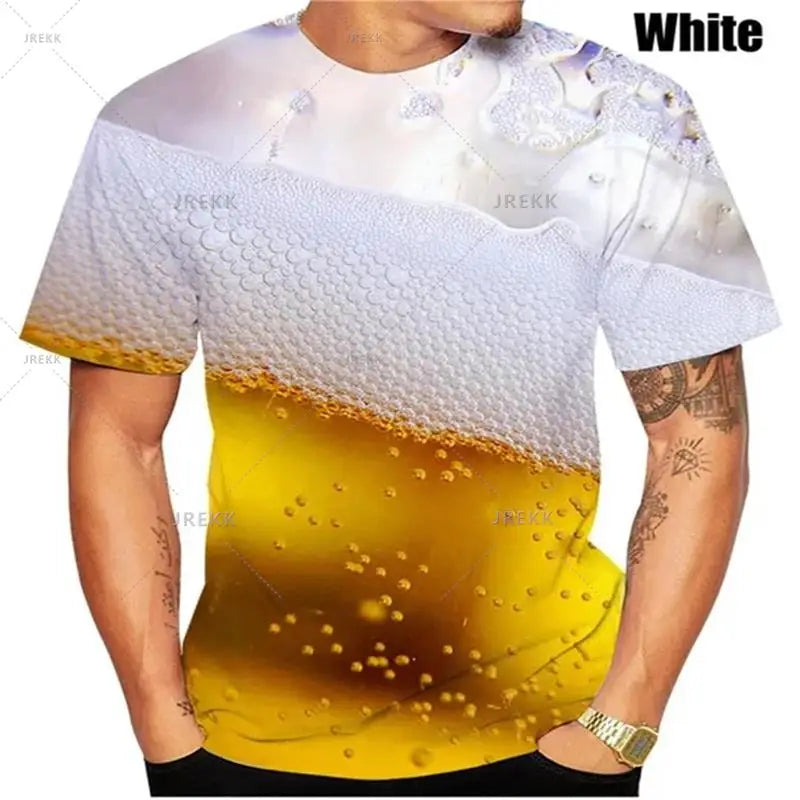 Camiseta Masculinas Festas Bebidas