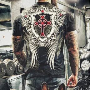 Camiseta Masculina Estampa Skull Zarvano