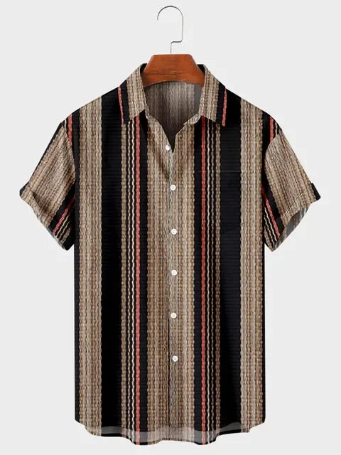 Camisa Masculina Havai Listrada Zarvano