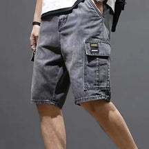 Shorts Masculino Jeans Denim Casual Verão Zarvano