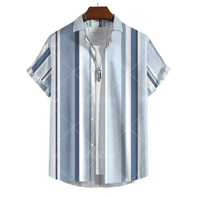 Camisa Masculina Havai Listrada Zarvano