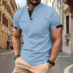 Camisa Masculina Polo Militar Casual Zarvano