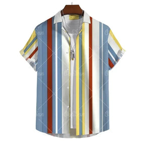 Camisa Masculina Havai Listrada Zarvano