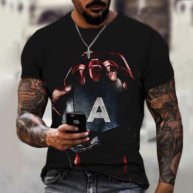 Camiseta Masculina Estampa Skull Zarvano