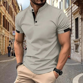 Camisa Masculina Polo Militar Casual Zarvano