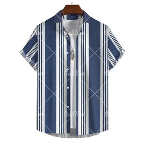 Camisa Masculina Havai Listrada Zarvano