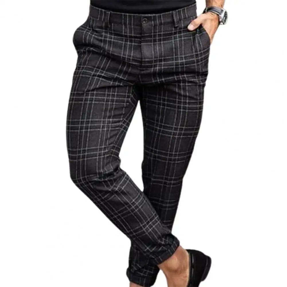 Calça Masculina Heritage Plaid Trousers