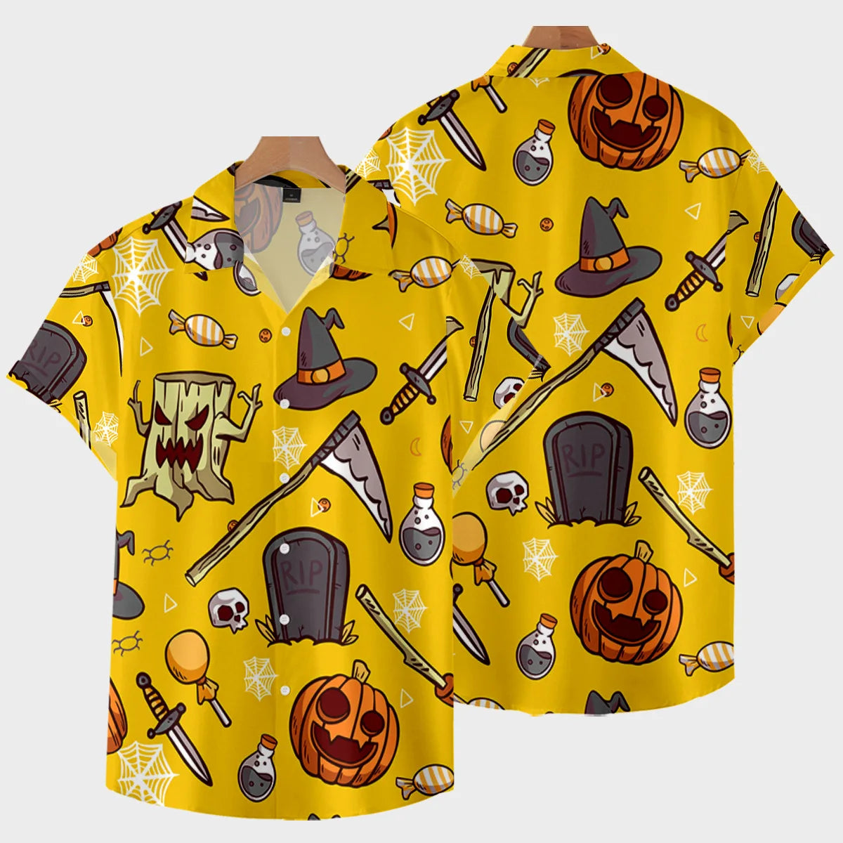 Camisa Masculina Halloween Skull Zarvano