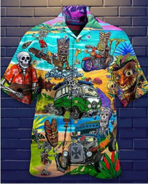 Camisa Masculina Havai Estampada Zarvano