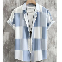 Camisa Masculina Manga Patchwork