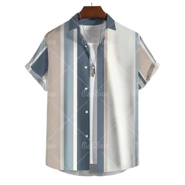 Camisa Masculina Havai Listrada Zarvano