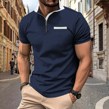 Camisa Masculina Polo Militar Casual Zarvano