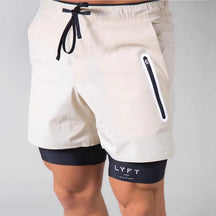 Short Masculino Esportivo Duplo Dry Zarvano