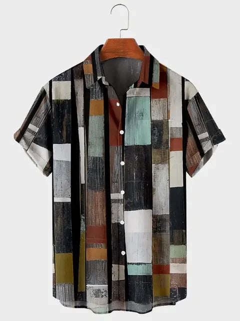 Camisa Masculina Havai Listrada Zarvano