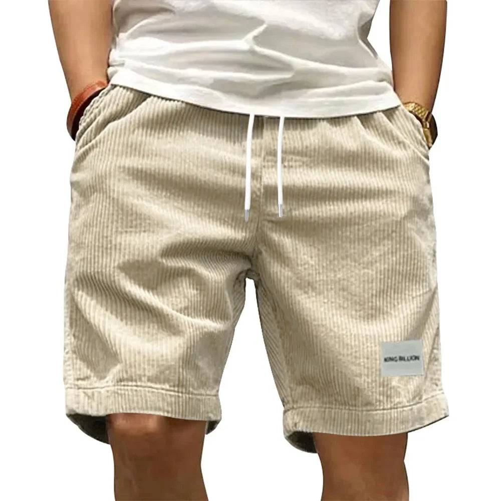 Shorts Masculino em Moletinho Grosso Retro Corduroy