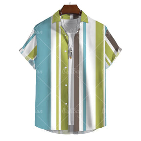 Camisa Masculina Havai Listrada Zarvano