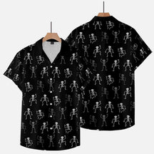 Camisa Masculina Halloween Skull Zarvano