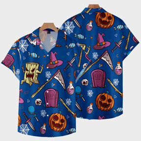 Camisa Masculina Halloween Skull Zarvano